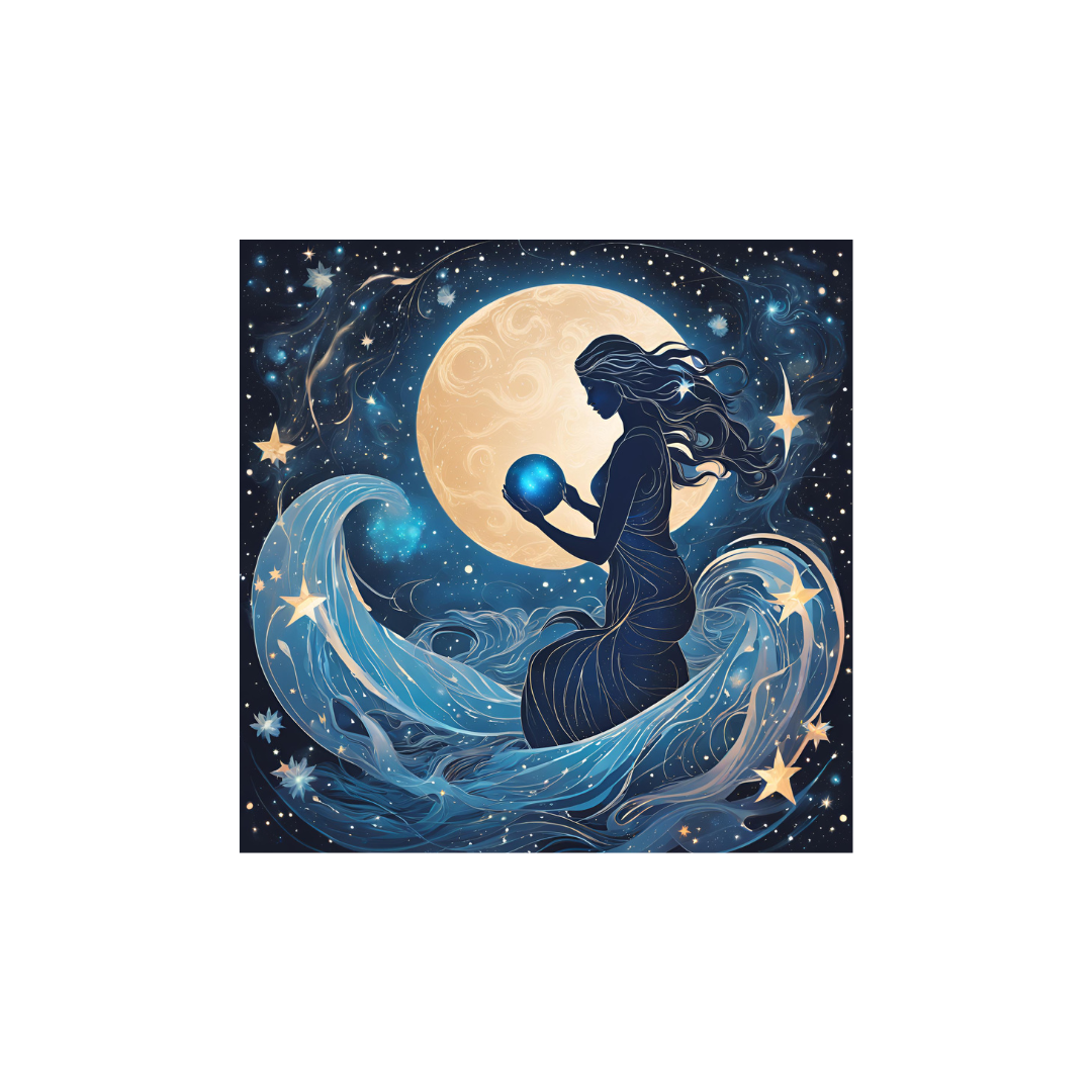 Aquarius zodiac artwork
