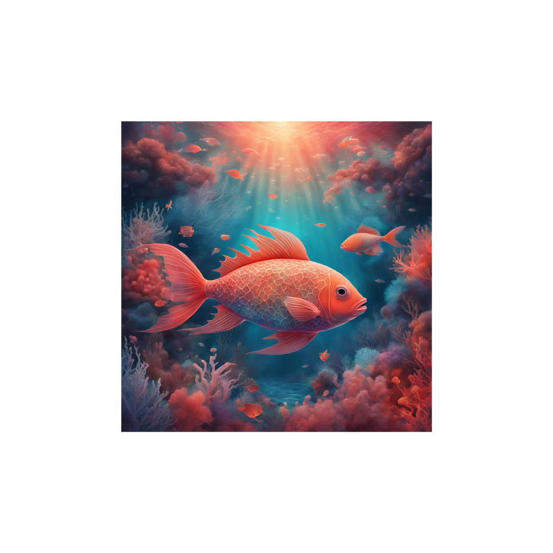 Pisces zodiac artwork